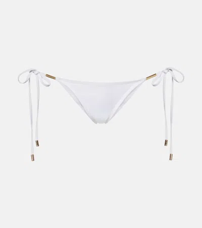 Melissa Odabash Cancun Embellished Bikini Briefs In White