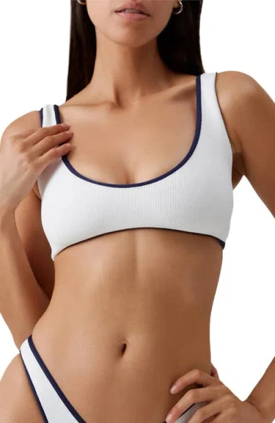 Melissa Odabash Vigo Bikini Top In White