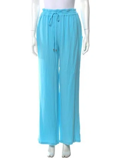 Pre-owned Melissa Odabash Wide Leg Pants In Blue