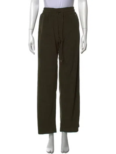 Pre-owned Melissa Odabash Wide Leg Pants In Green