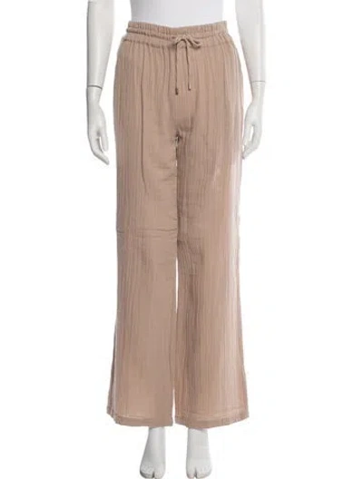 Pre-owned Melissa Odabash Wide Leg Pants In Neutrals