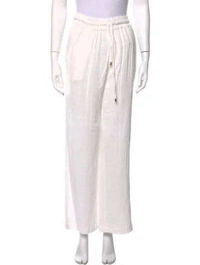 Pre-owned Melissa Odabash Wide Leg Pants W/ Tags In White