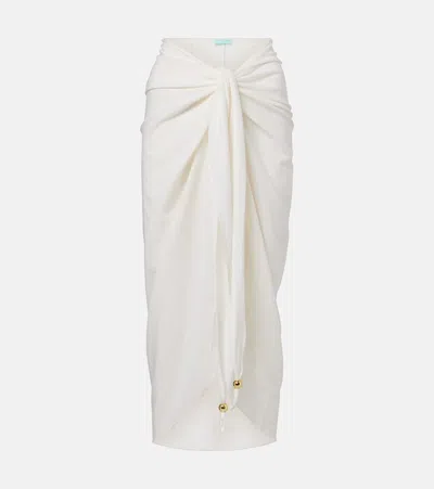 Melissa Odabash Winnie Cotton And Linen Beach Cover-up In White