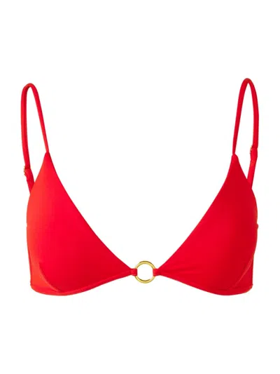 Melissa Odabash Greece Bikini Top In Red