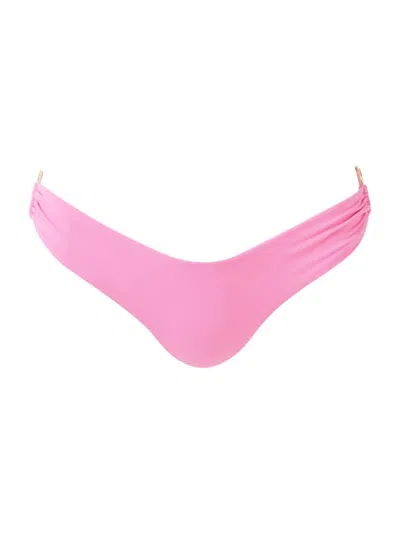 Melissa Odabash Women's Hamburg Ring Bikini Bottom In Pink