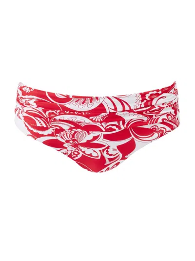 Melissa Odabash Women's High Summer Bel Air Bikini Bottom In Red
