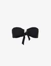 Melissa Odabash Womens Black Barcelona Bandeau Bikini Top In Black