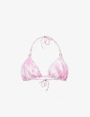Melissa Odabash Womens Exotica Cancun Graphic-pattern Bikini Top
