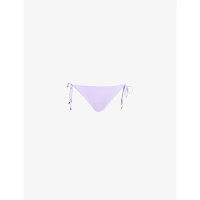 Melissa Odabash Womens Maldives Tie-side Bikini Bottoms Lavender In Purple