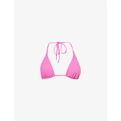 Melissa Odabash Womens Malibu Drawstring Bikini Top Watermelon
