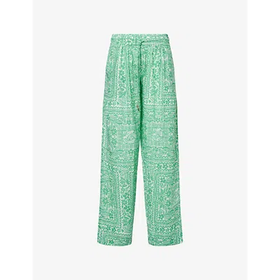 Melissa Odabash Womens Jude Wide-leg Woven Trousers Medina