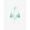 Melissa Odabash Womens Mo Costa Ss Bikini Top Medina In Medina