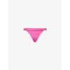 Melissa Odabash Womens Grenada Overlay-waist Stretch-woven Bikini Bottoms Watermelon In Watermelon
