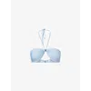 Melissa Odabash Womens Lattice Liguria Bandeau Bikini Top
