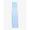 Melissa Odabash Maddie Beach Dress In Dusty Blue