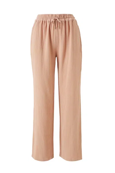 Melissa Odabash Womens Straight Leg Trousers Tan In Neutral