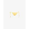 Melissa Odabash Womens Malibu Side-tie Bikini Bottoms Sunflower