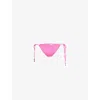 Melissa Odabash Womens Malibu Side-tie Bikini Bottoms Watermelon In Watermelon