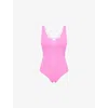 Melissa Odabash Womens Panarea V-neck Stretch-woven Swimsuit Watermelon In Watermelon