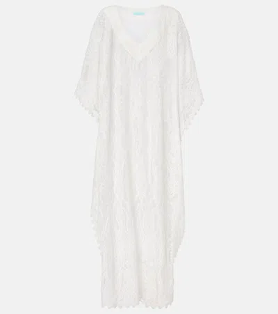 Melissa Odabash Yasin Cotton-blend Lace Beach Dress In White