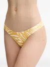 Melissa Odabash Zebra-print Bikini Bottom In Multi