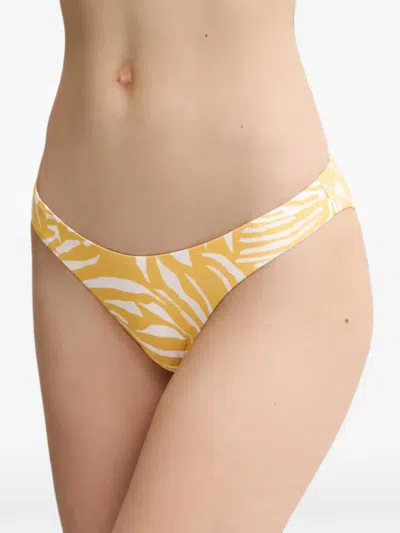 Melissa Odabash Zebra-print Bikini Bottom In Multi