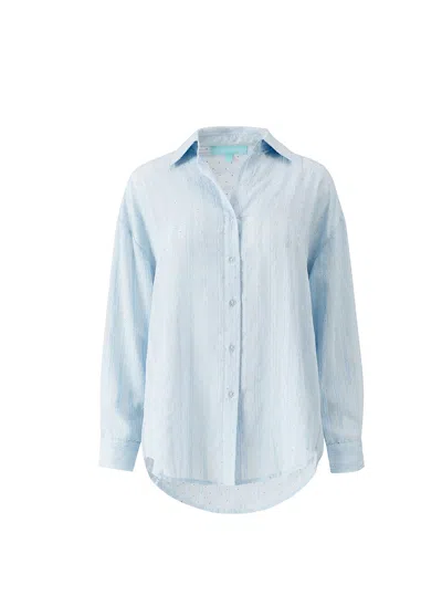 Melissa Odabash Ziggy Pale Blue Shirt