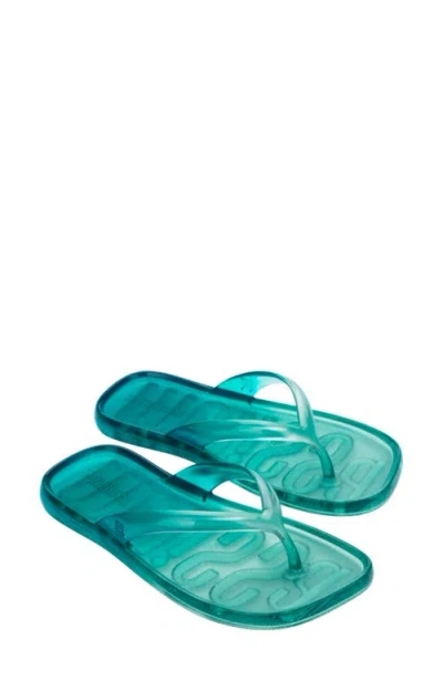 Melissa Ombré Flip Flop In Green