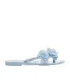 Melissa Springtime Flower Sandals In Blue