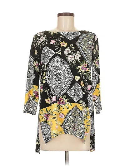 Pre-owned Melissa Paige 3/4 Sleeve Blouse In Black