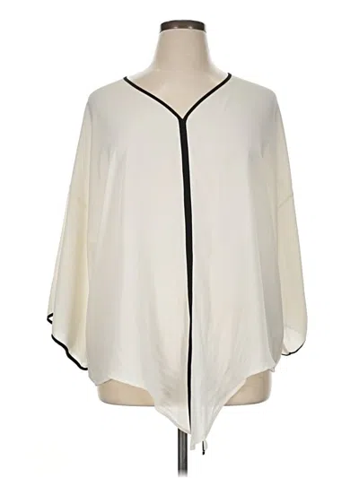 Pre-owned Melissa Paige 3/4 Sleeve Blouse In Ivory