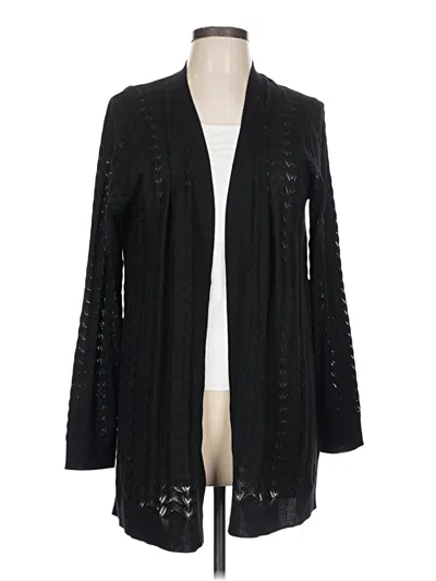 Pre-owned Melissa Paige Cardigan Sweater In Black
