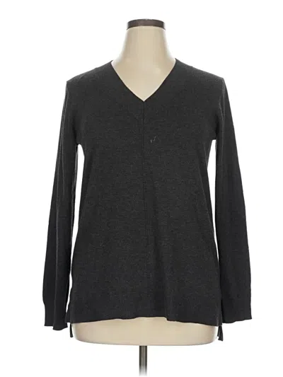 Pre-owned Melissa Paige Cardigan Sweater In Gray