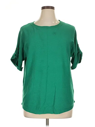 Pre-owned Melissa Paige Cardigan Sweater In Green