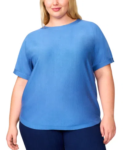 MELISSA PAIGE PLUS SIZE BUTTON-BACK DOLMAN-SLEEVE SWEATER, EXCLUSIVELY AT MACY'S