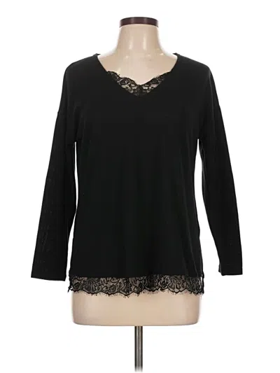 Pre-owned Melissa Paige Pullover Sweater In Black