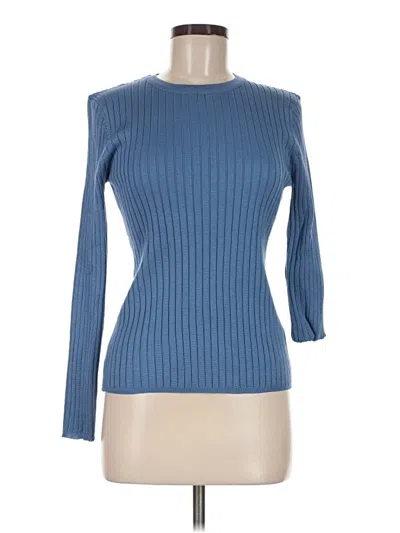 Pre-owned Melissa Paige Pullover Sweater In Blue