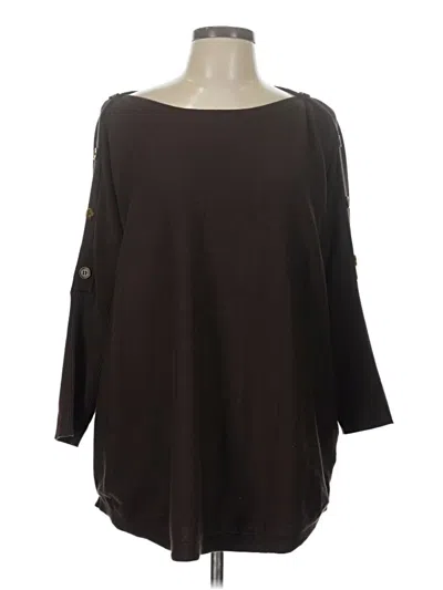 Pre-owned Melissa Paige Pullover Sweater In Brown