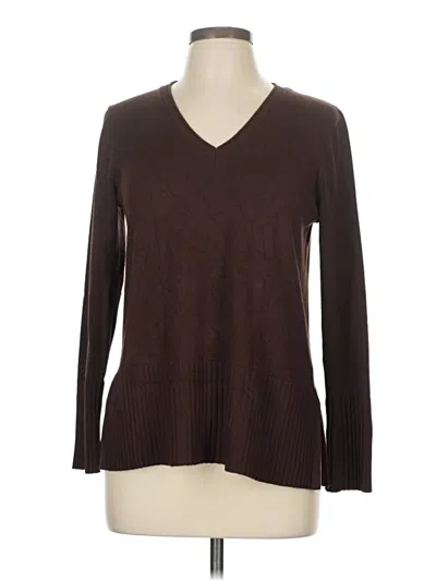 Pre-owned Melissa Paige Pullover Sweater In Brown