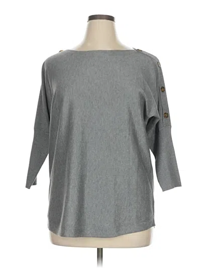 Pre-owned Melissa Paige Pullover Sweater In Gray