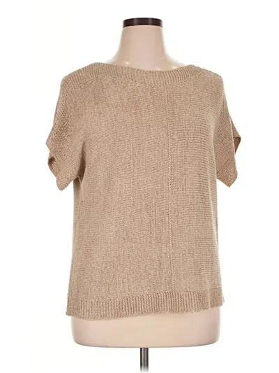 Pre-owned Melissa Paige Pullover Sweater In Tan