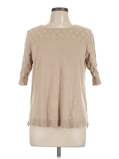 Pre-owned Melissa Paige Pullover Sweater In Tan