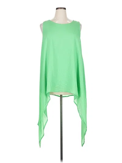 Pre-owned Melissa Paige Sleeveless Blouse In Green