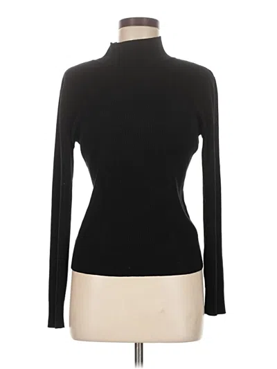 Pre-owned Melissa Paige Turtleneck Sweater In Black