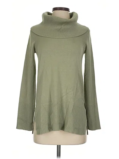 Pre-owned Melissa Paige Turtleneck Sweater In Green