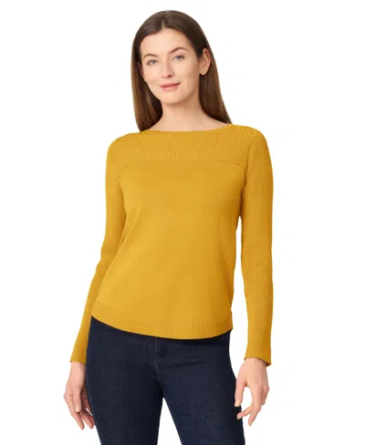 Melissa Paige Women's Boat Neck Long-sleeve Sweater