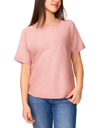 Melissa Paige Women's Button-back Dolman-sleeve Sweater, Regular & Petite In Cashmere Blush