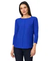 Melissa Paige Women's Dolman Button-back Sweater In Blue
