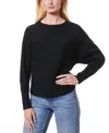 Melissa Paige Womens Button Rayon Blouse In Black