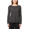 Melissa Paige Womens Button Rayon Blouse In Grey